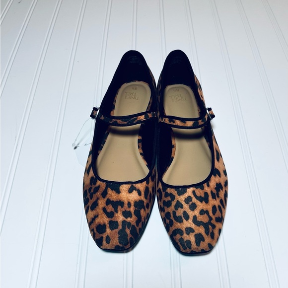 Time and Tru Shoes - Time and Tru Women’s Size 8.5 Leopard Print Flats NWT